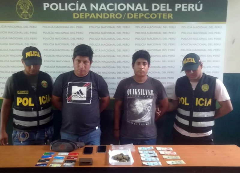 Policía antidroga desarticula banda delictiva Los Paseros de Próspero