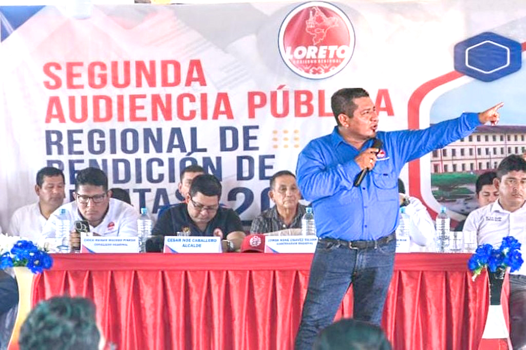 Gobernador Dr René Chávez lidera rendición de cuentas en Requena