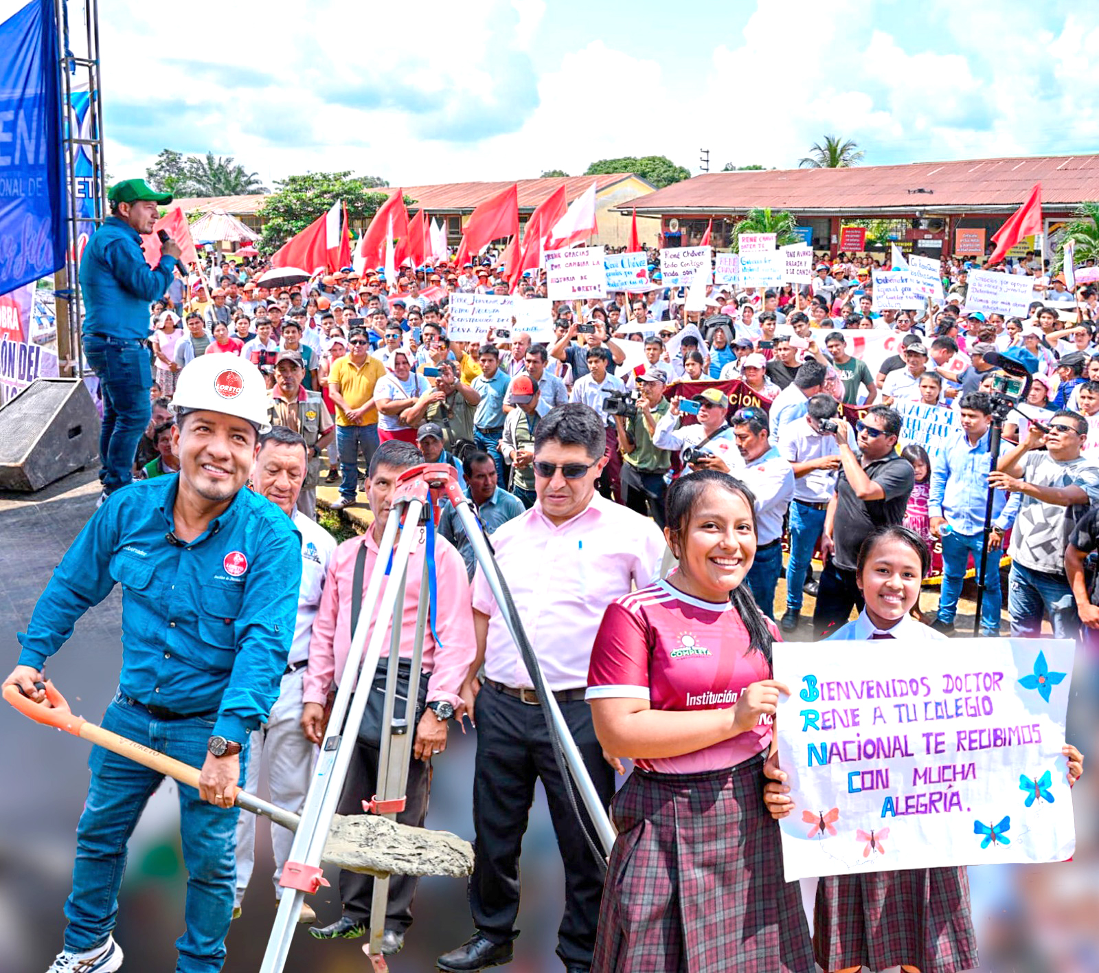 Gobernador Dr Ren Ch Vez Da Inicio A Construcci N De Colegios Y