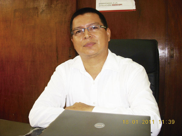 José Enrique Reátegui Ríos, jefe de la Oficina Regional de Indecopi- Loreto.