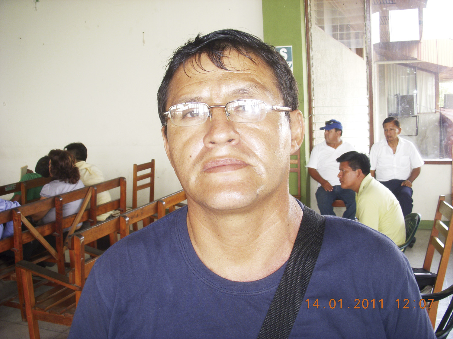 Carlos Holgado, presidente del comité de infraestructura del colegio “San Lorenzo”, Datem del Marañón.
