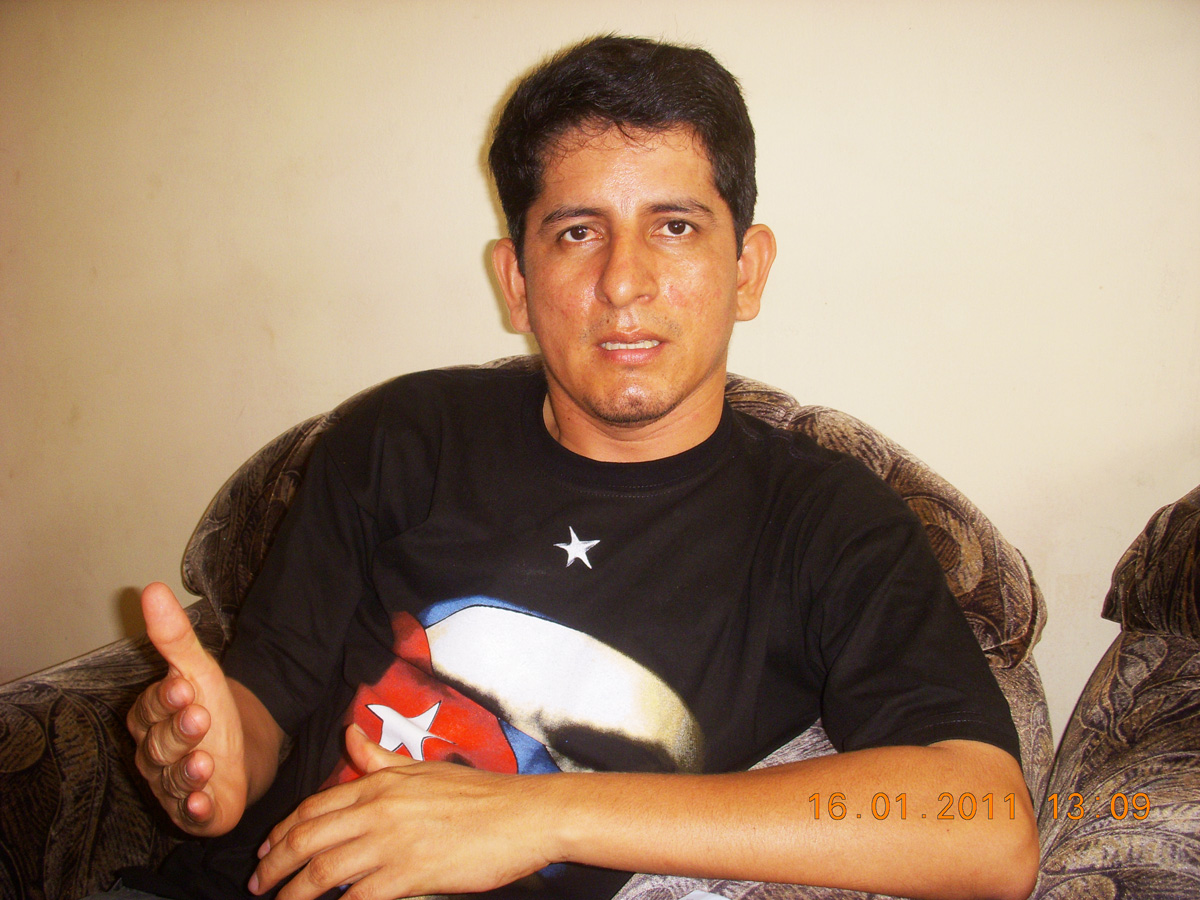 Secretario del Sutep-Loreto, Prof. Girdler Torres.