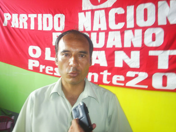 Abog. Javier Chachapoyas, exige al movimiento “Gana Perú” se respeten elecciones internas. Lo dejan fuera de lista parlamentaria.