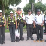 Famoso policía "Polito" estuvo en Iquitos para concientizar a peatones y conductores.