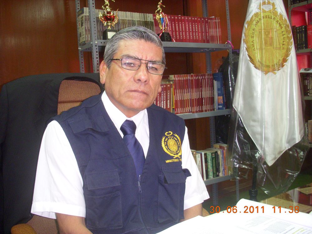 Dr. Alberto Gallo Zamudio, presidente de la Junta de Fiscales Superiores de Loreto.