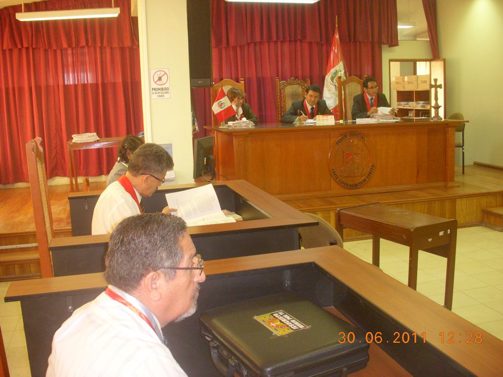 Integrantes de la I Sala Penal de la Corte Superior de Justicia de Loreto.