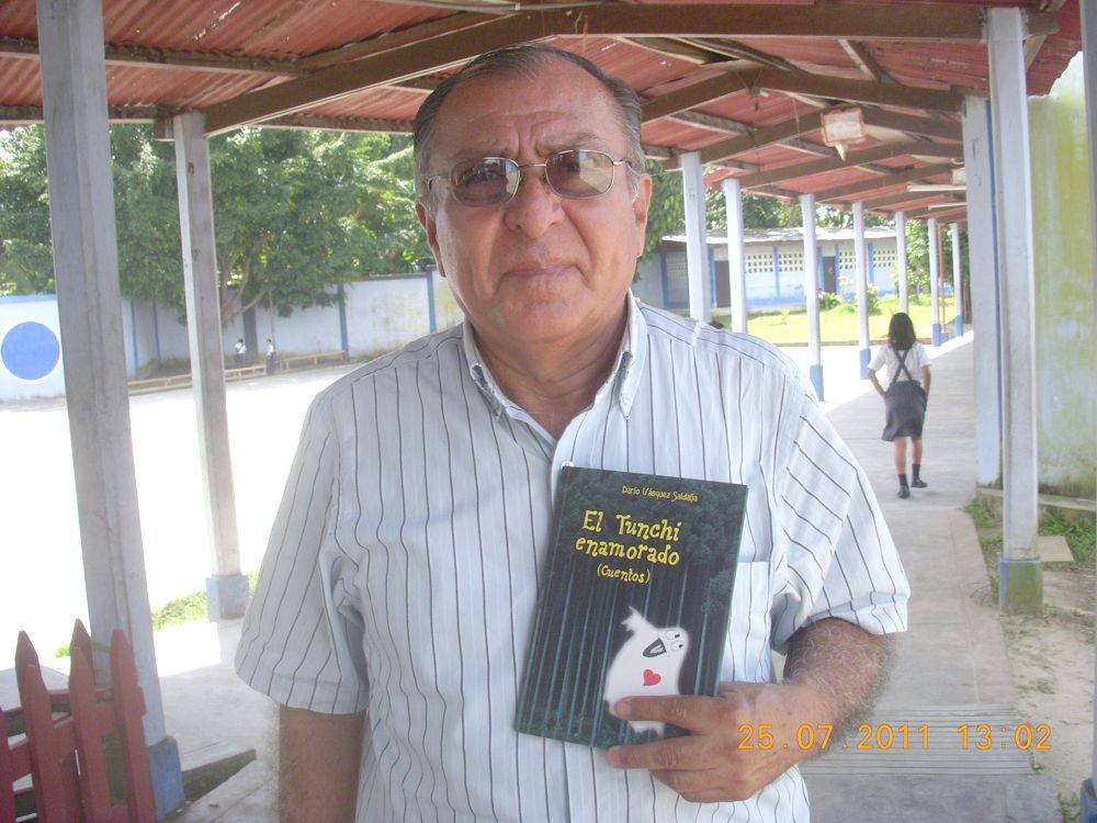 Escritor Darío Vásquez Saldaña, presentará libro "El Tunchi enamorado" -cuentos.