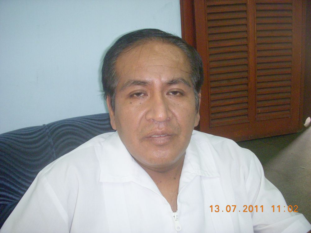 Dr. Moisés Siwincha, presidente del Cuerpo Médico del Hospital Iquitos.