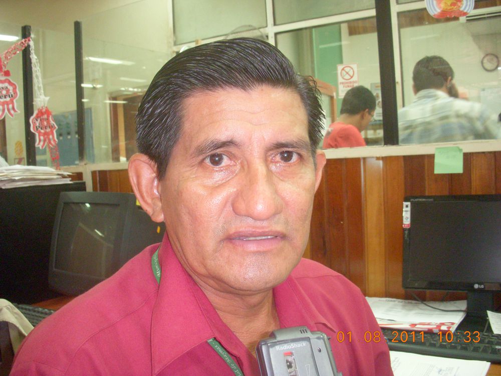 Manuel Rimachi Franco, secretario general del sindicato de trabajadores de la Municipalidad de Maynas.