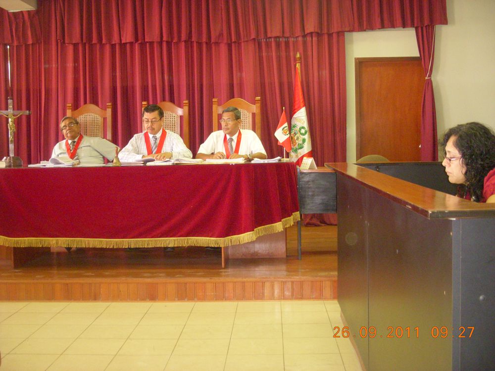 Presidente de la II Sala Penal Mag. Carlos Del Piélago, vio caso de la Municipalidad de Yaquerana, en el primer día de su reincorporación física a la CSJL.