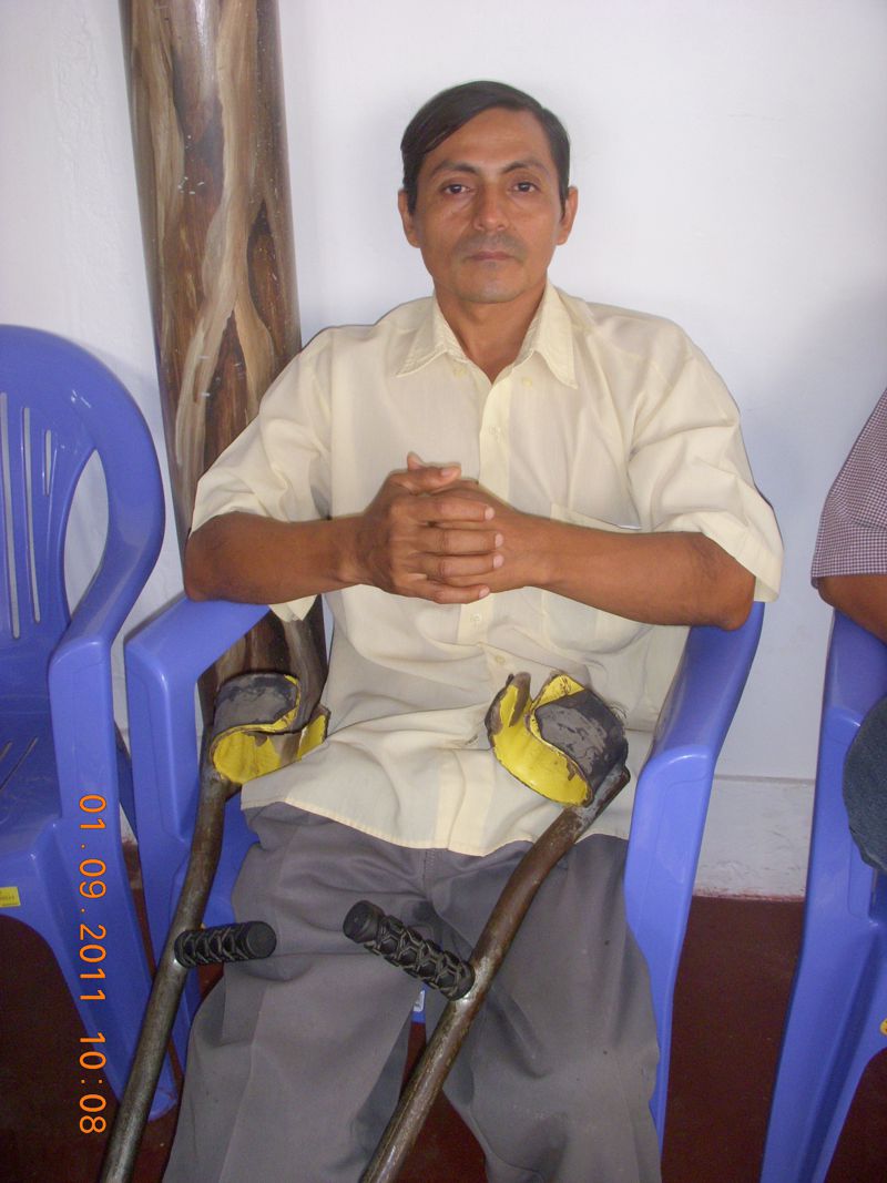 Max Dávila, integrante de la asociación de personas con habilidades diferentes.