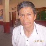 Actual secretario del Sutep-Loreto, Prof. Juvenal Fasanando.