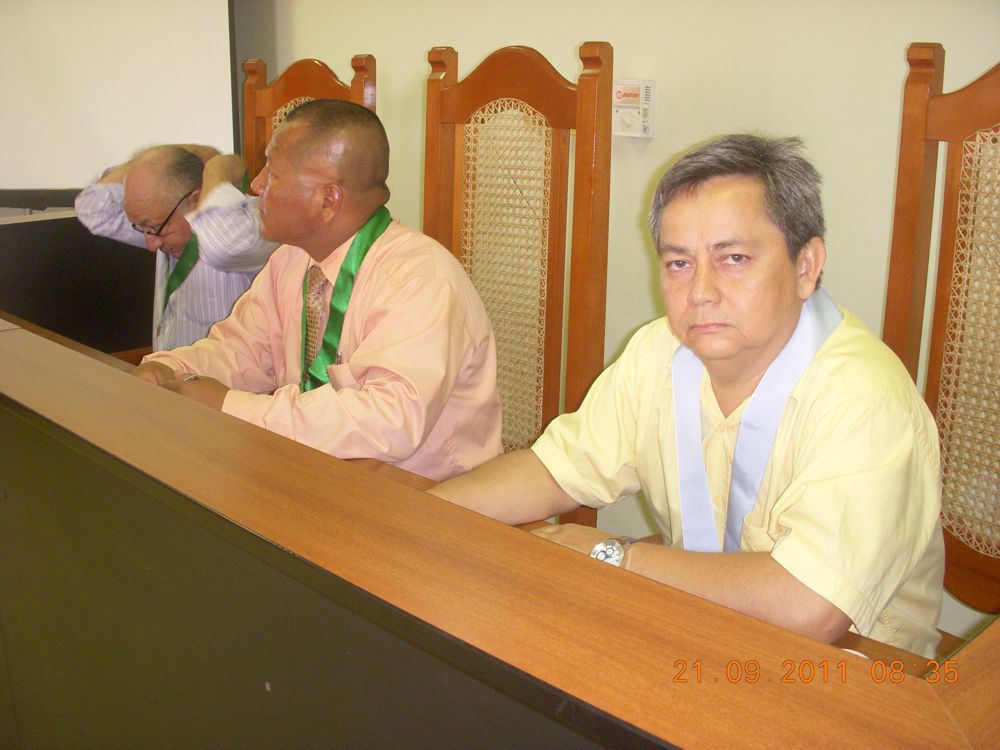 Abog. Augusto Vargas, asumiendo defensa de ex funcionarios de Caballo Cocha.