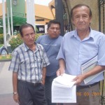 Ex trabajadores de la Municipalidad de Maynas exigen pagos.