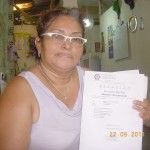 Roxana Villasís Campos, secretaria de asuntos sindicales de la Federación de Trabajadores Administrativos de la región Loreto.