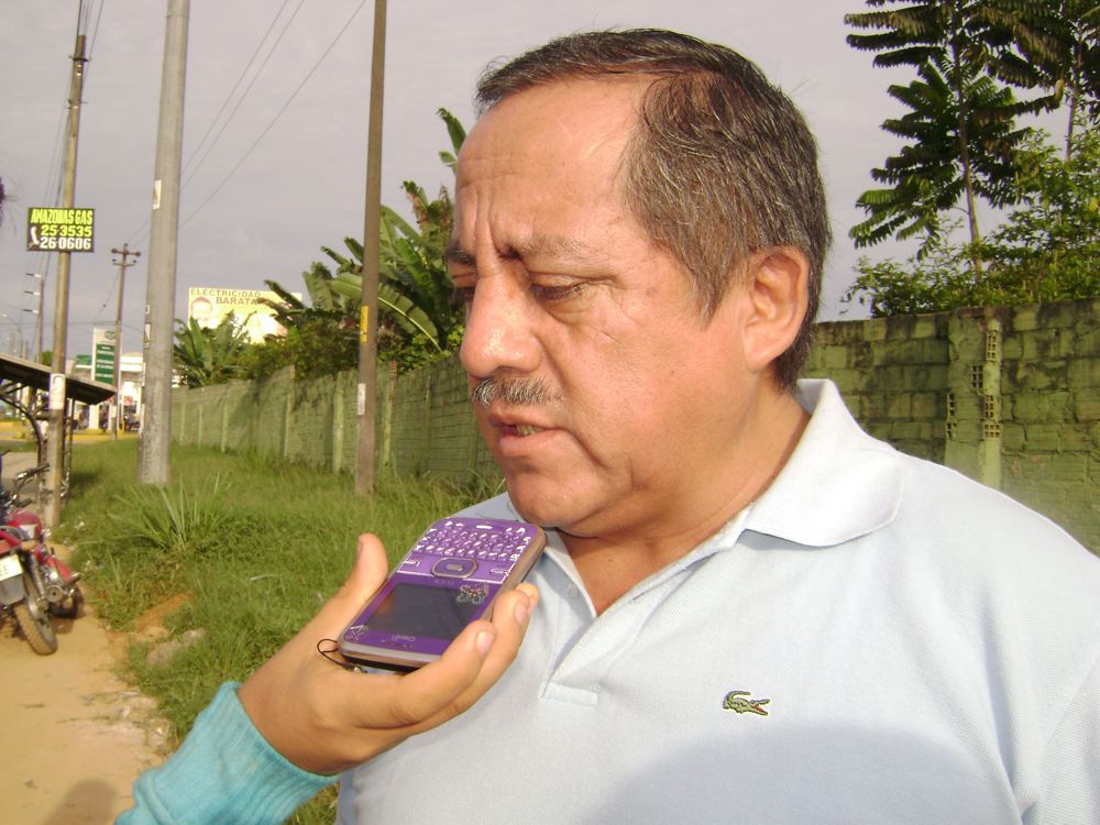 Gerente de Obras de la Municipalidad Provincial de Maynas Luis Gómez Peltroche
