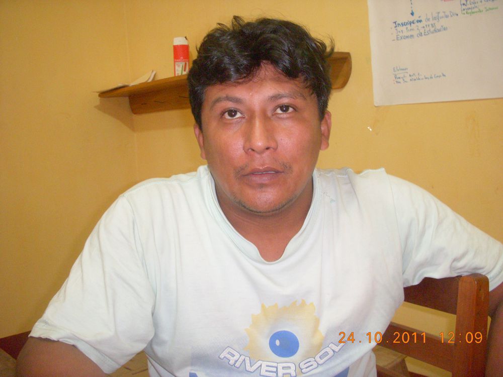 Sixto Shapiama, presidente de la Asociación del Putumayo, reconfortado con las declaraciones del jefe nacional de SERNANP.