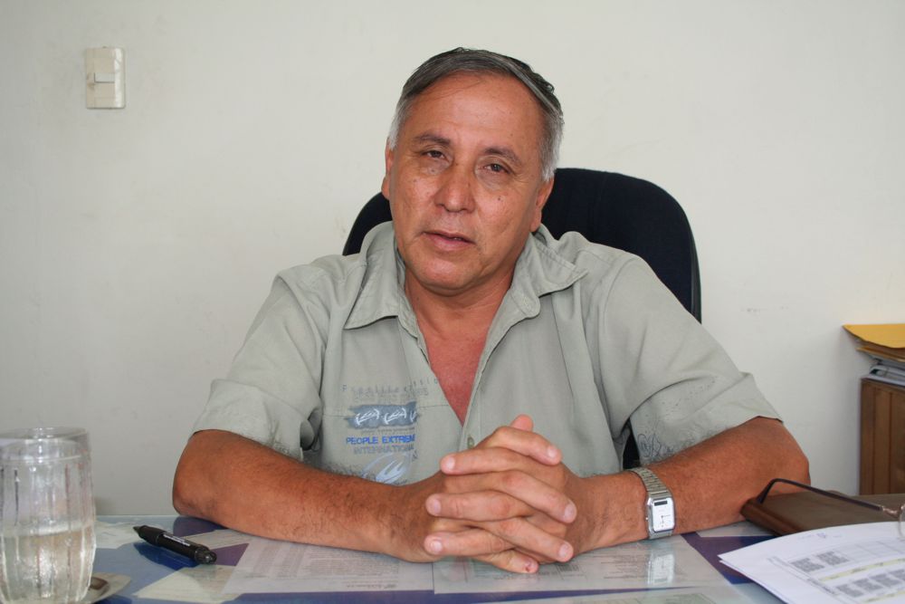 Gerente general de la empresa Sedaloreto Ing. Marco Vargas Scharader.