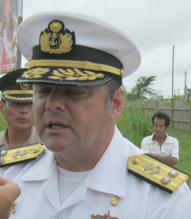 Jefe de la IV Zona Naval de Ucayali, Carlos Sotomayor