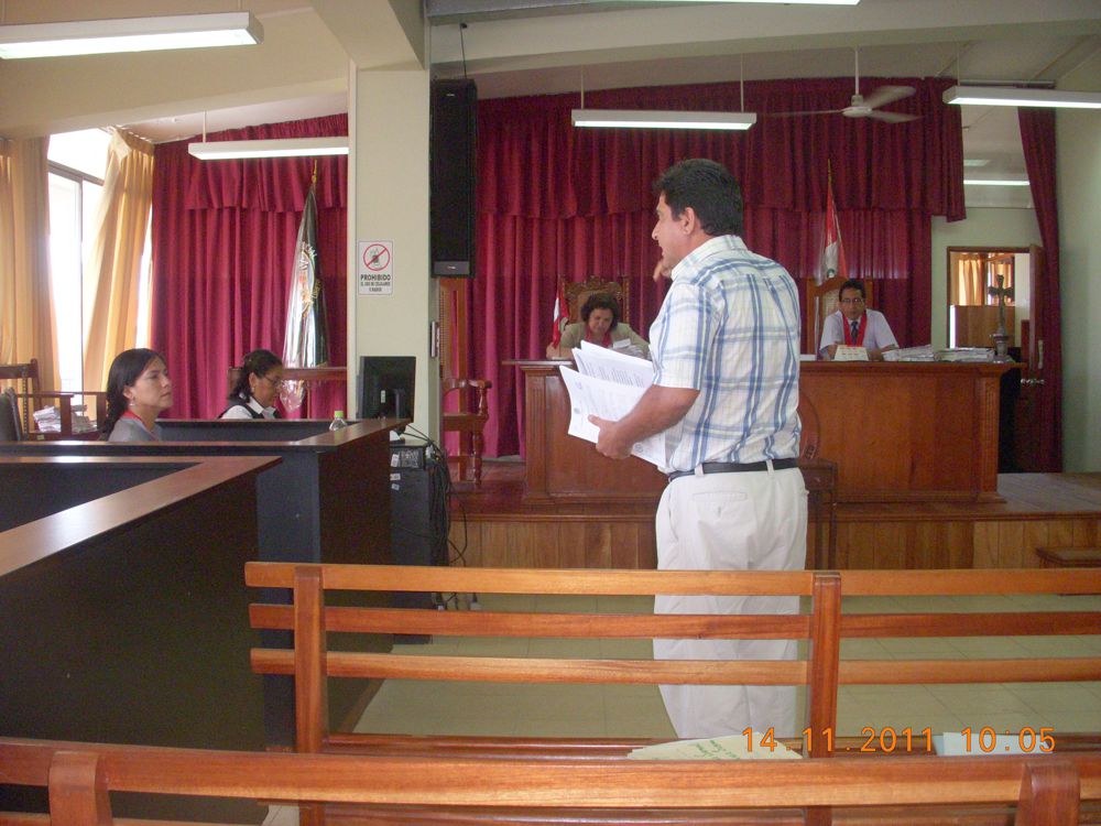 Continúa juicio oral contra ex alcalde Chávez Sibina.