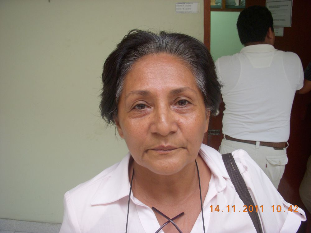 Norma Ruiz, del centro de emergencia mujer, una de las impulsoras de la campaña contra la Trata de Personas.