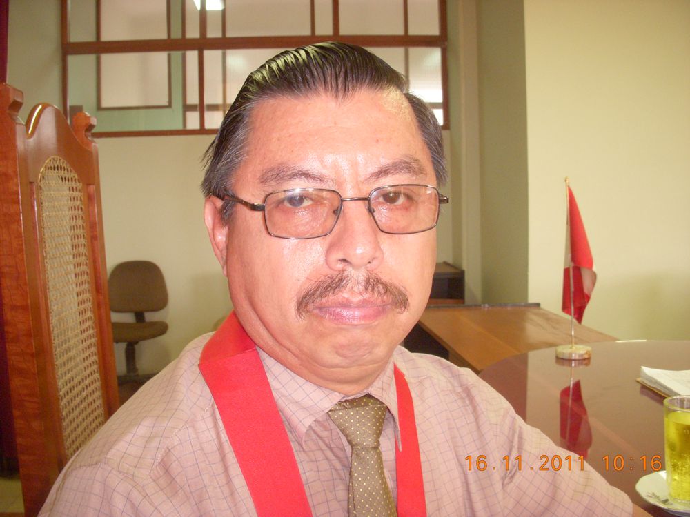 Mag. Carlos del Piélago, presidente de la II Sala Penal de la CSJL.