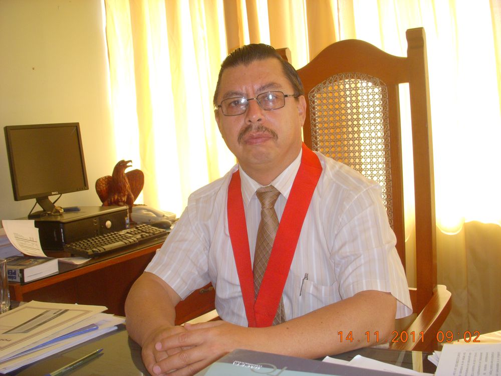 Presidente de la II Sala Penal de la CSJL Mag. Carlos Del Piélago Cárdenas.