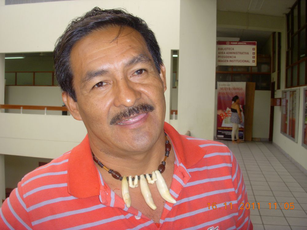 Vicepresidente de Feconaco Adolfo Rengifo Hualinga, estará presente hoy en la movilización de Federaciones indígenas.