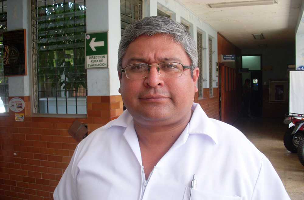 Dr. Yuri Alegre, gerente de desarrollo social del gobierno regional de Loreto.