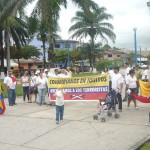Colombianos marcharon por la paz y en rechazo a las Farc y la violencia.