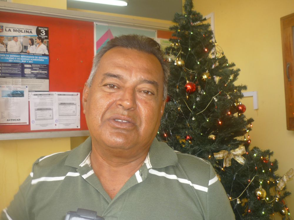 Presidente de la comisión de apoyo al interno del gobierno regional, Óscar Cortés Barbarán.