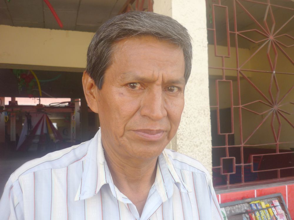 Secretario General del Sutep-Loreto Prof. Juvenal Fasanando.