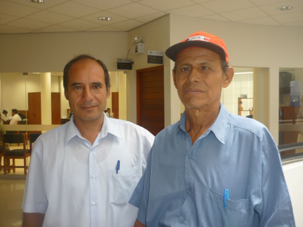 Abog. Javier Chachapoyas, defensor de dirigentes de la Comunidad Nativa Picuroyaco.