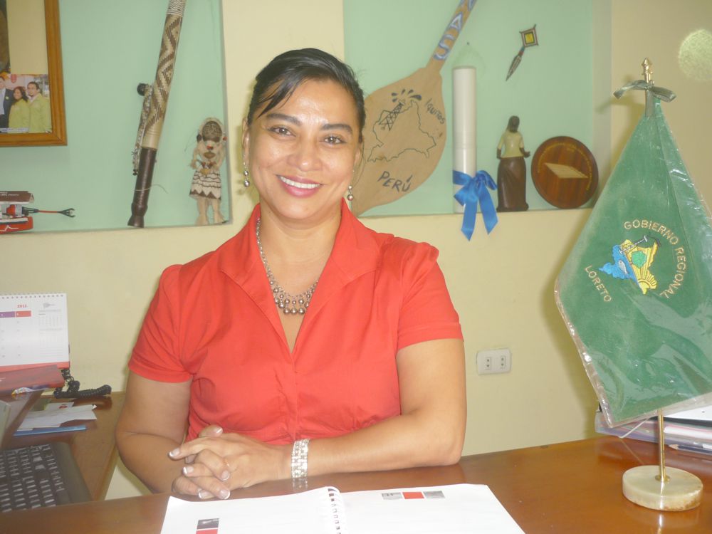 Norma Córdova, directora regional de Comercio Exterior, Turismo y Artesanía.