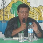 Consejero Arnaldo Mori Vela, exponiendo parte de su defensa