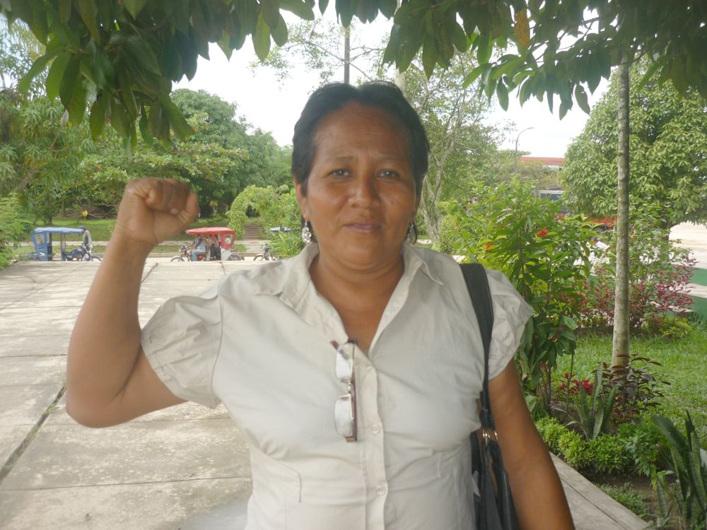 Miembro del directorio del Sub Cafae del sector educación Marisol del Águila.