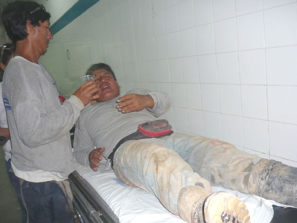 Trabajador de construcción civil cayó de un andamio ubicado en la PTAR.