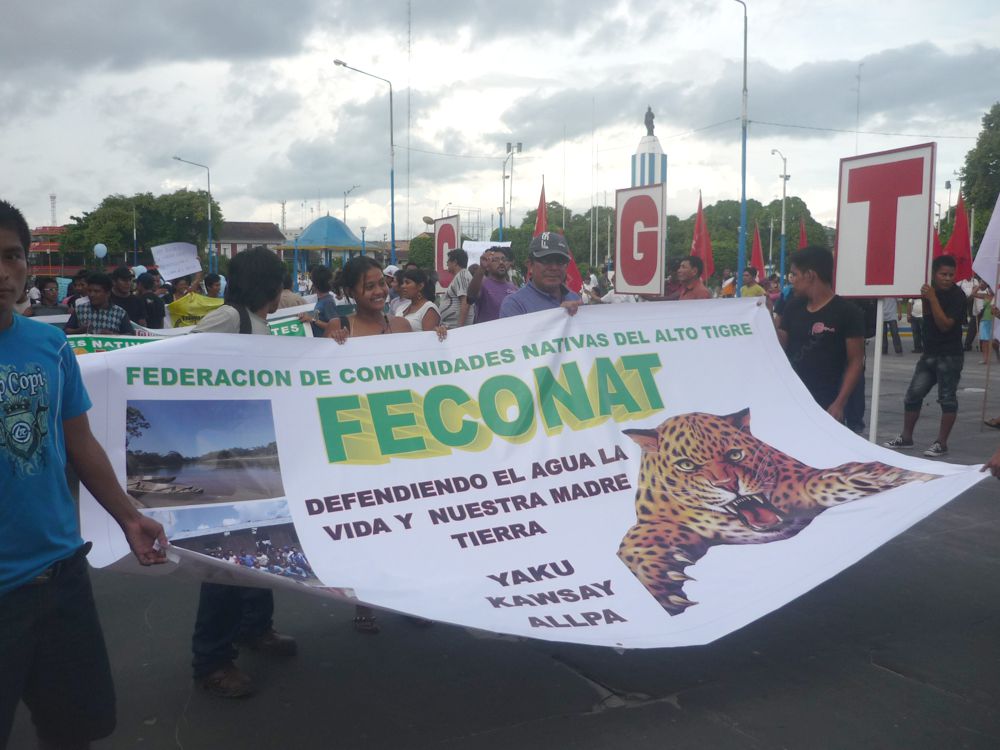 Marcha de los pueblos indígenas inmersa en la jornada de lucha nacional en defensa del agua, la vida y la salud.