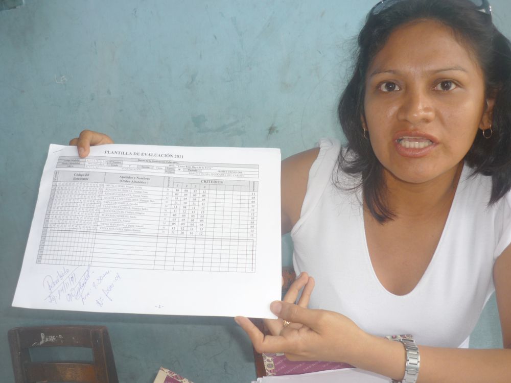 Profesora del colegio 