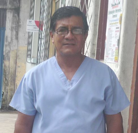 Dr. Carlos Calampa, vicepresidente del Cuerpo Médico del Hospital Iquitos.