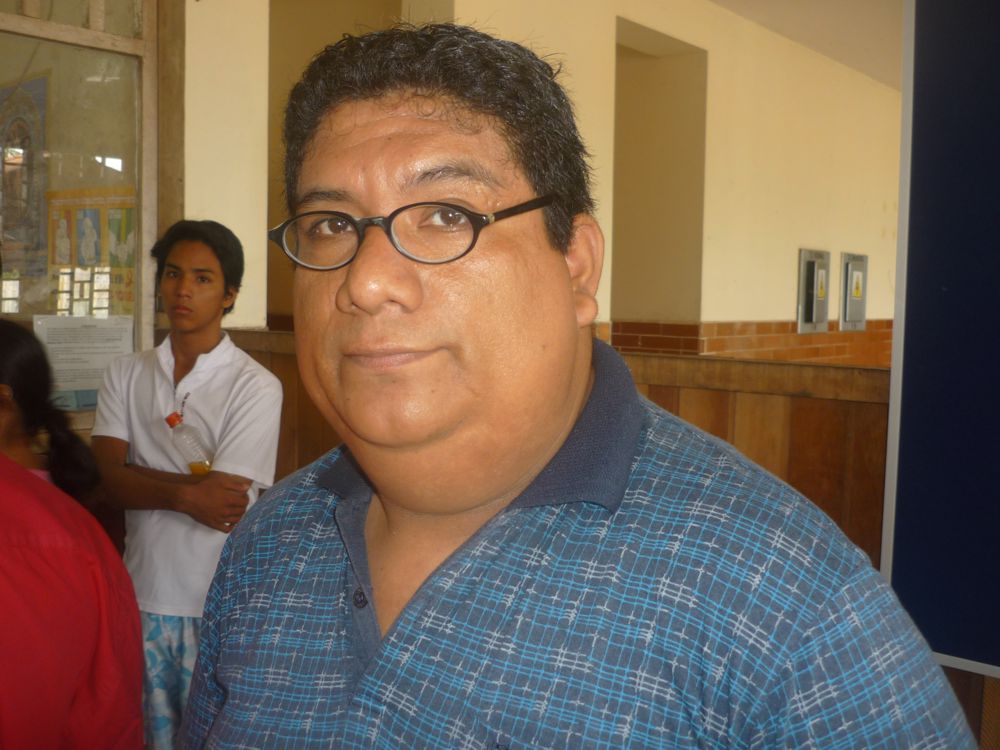 César Pomacóndor, integrante de la Asociación 