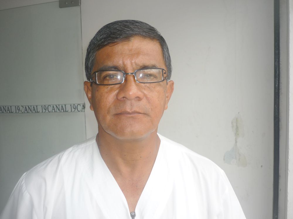 Dr. Carlos Calampa, vicepresidente del Cuerpo Médico del Hospital "César Garayar García".