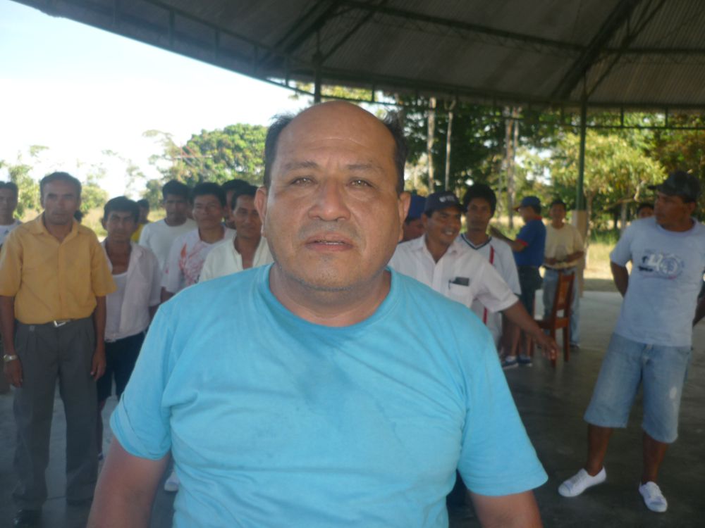 Alcalde de Parinari Víctor Manuel García Acosta, menciona que sí hace obras para sus comunidades.