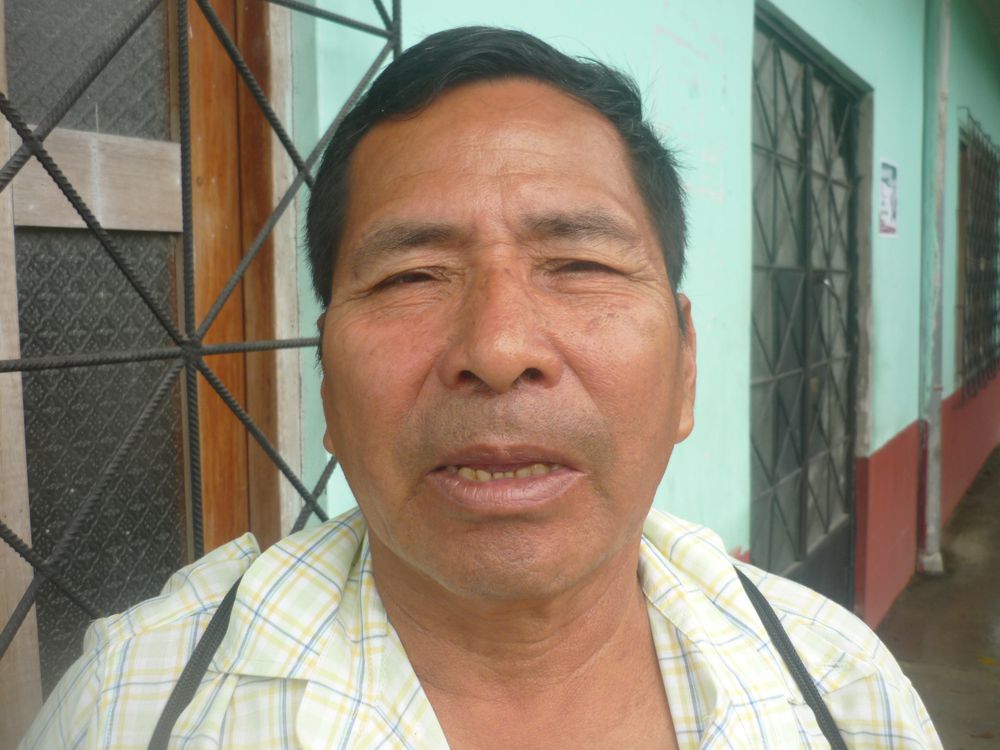 Humberto Chota Laulate, presidente de la Federación de Comunidades Nativas Ticunas y Yahuas.