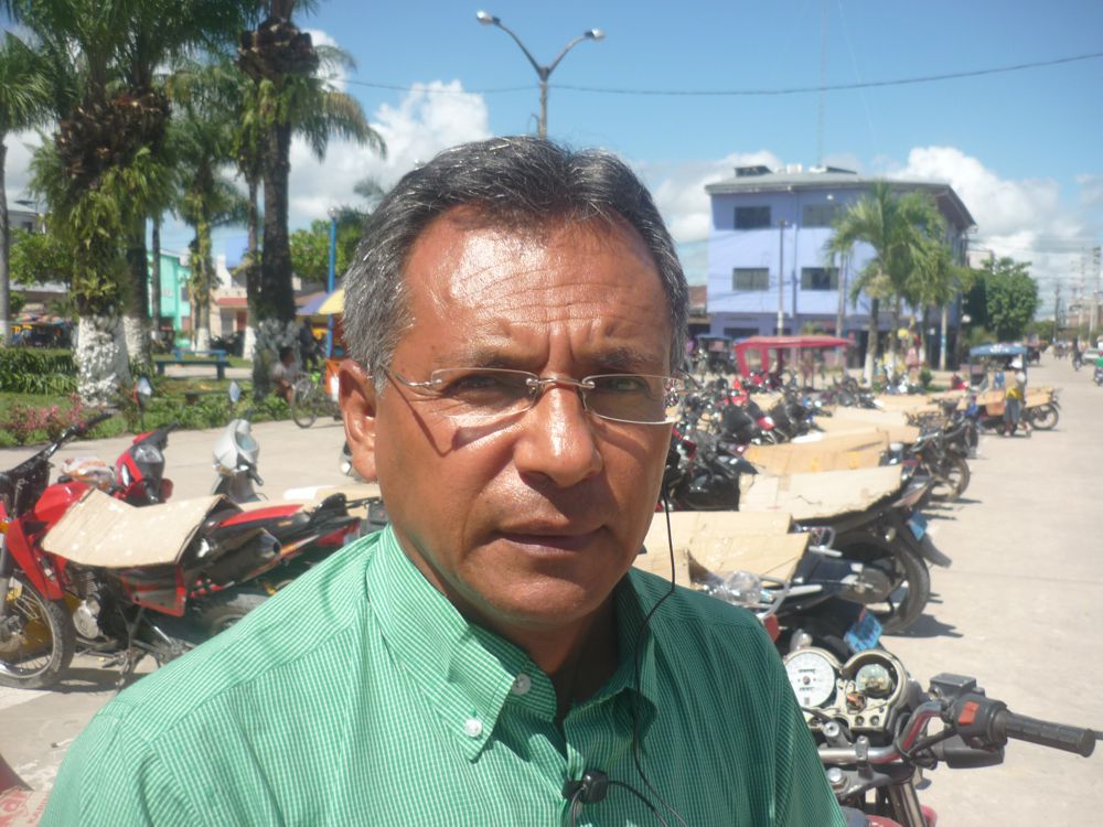 Jhonny Pérez, secretario general del sindicato de trabajadores de la Municipalidad de Maynas.