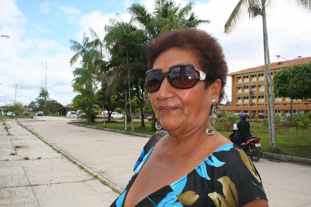 Berita Flores, presidenta de la comisión organizadora de la festividad 