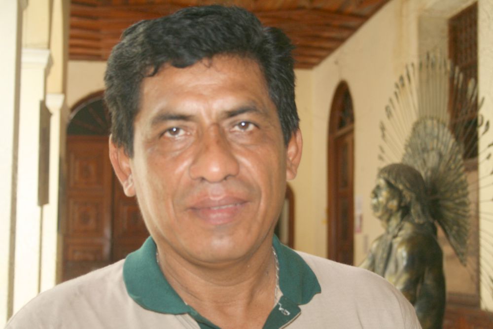 Jefe de la Reserva Nacional Pacaya Samiria, Grosio Gil.