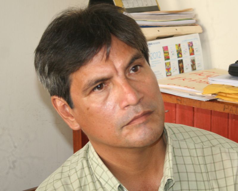 Edwin Floret, responsable de la sub gerencia de nacionalidades indígenas.