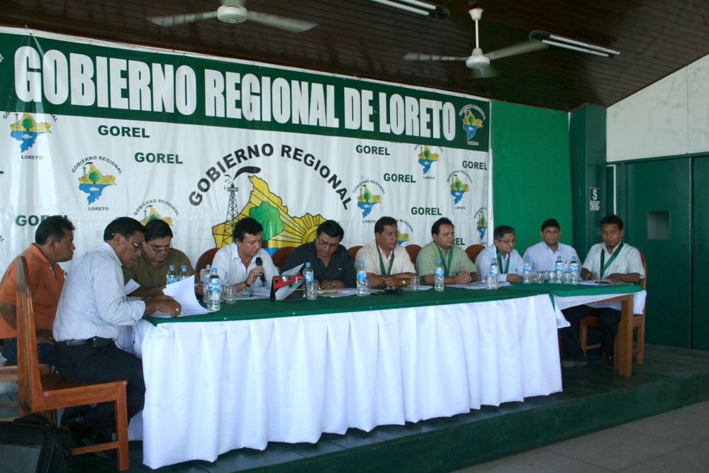 Consejeros regionales integrantes de la comisión de fiscalización que vio compras en el Datem, estuvieron muy molestos.
