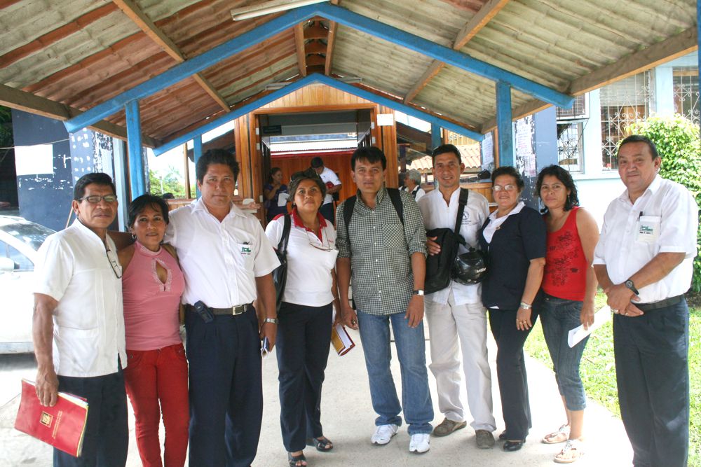 Estuvo en Iquitos secretario general de la Federación de Trabajadores del sector salud.
